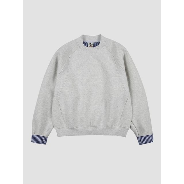 Ateso-Mock Two-Piece Crewneck Sweatshirt