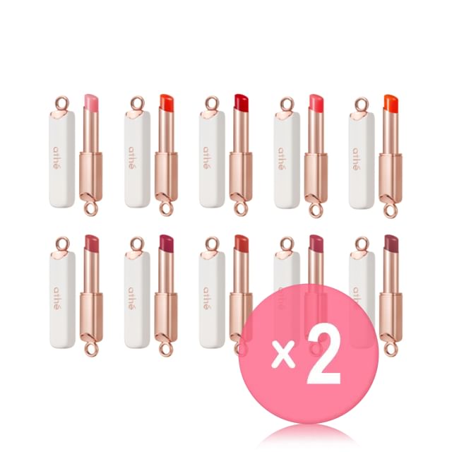 athé-Authentic Lip Balm - 10 Colors 2pcs Bundle Set