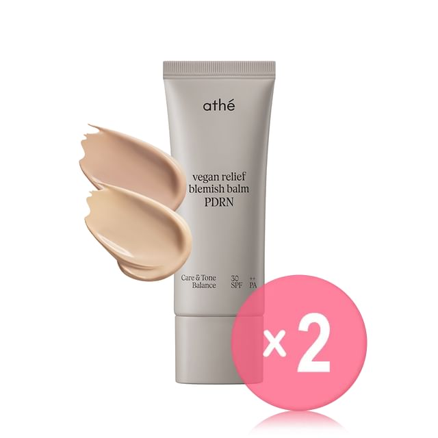 athé-Vegan Relief Blemish Balm PDRN - 2 Colors 2pcs Bundle Set