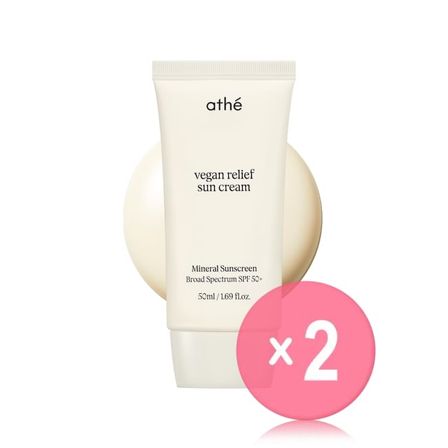athé-Vegan Relief Sun Cream 2pcs Bundle Set