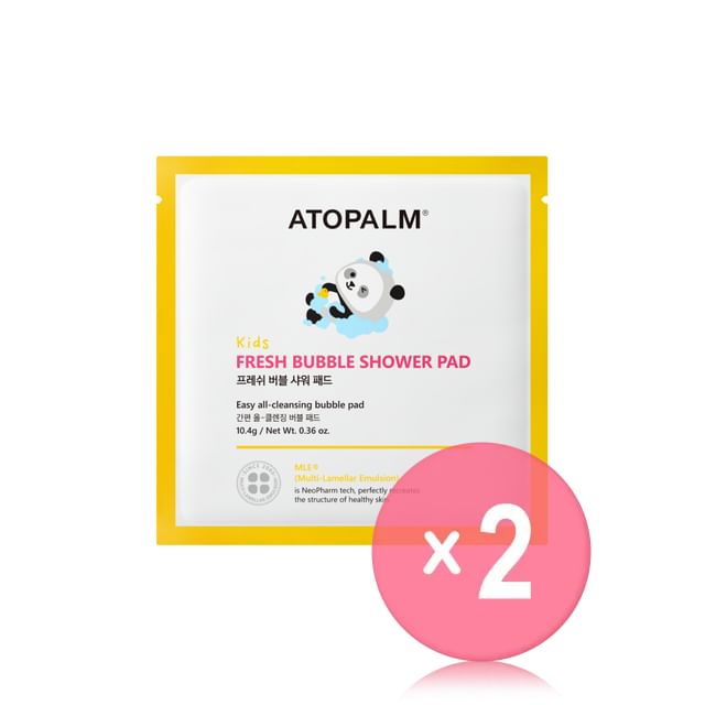 ATOPALM-Fresh Bubble Shower Pad Set 2pcs Bundle Set