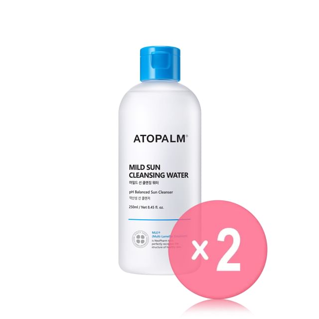 ATOPALM-Mild Sun Cleansing Water 2pcs Bundle Set