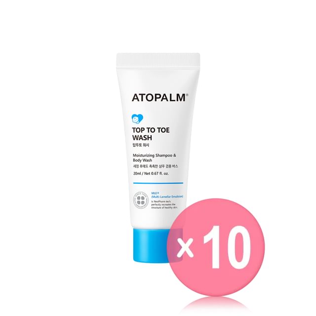ATOPALM-Top To Toe Wash Mini 10pcs Bundle Set