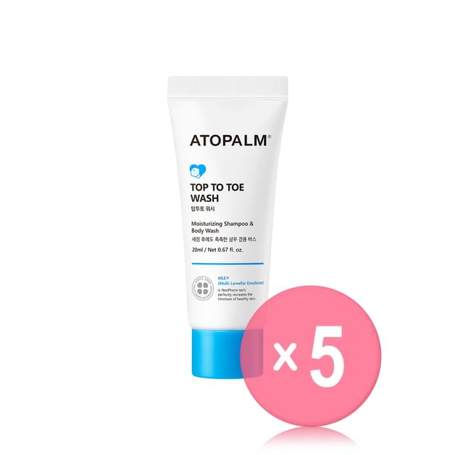 ATOPALM-Top To Toe Wash Mini 5pcs Bundle Set