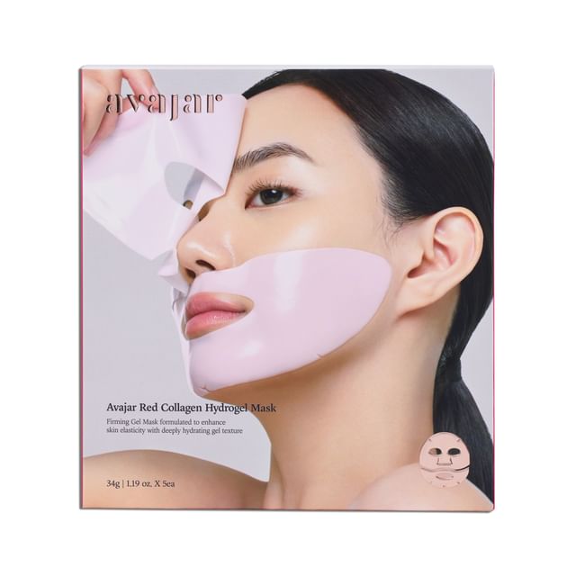 avajar-Red Collagen Hydrogel Mask Set