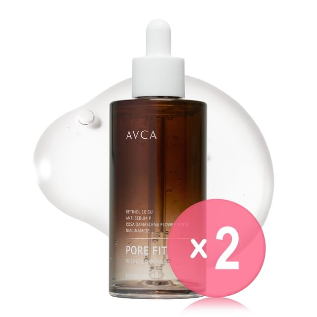 AVCA-Pore Fit Retinol Ampoule 2pcs Bundle Set