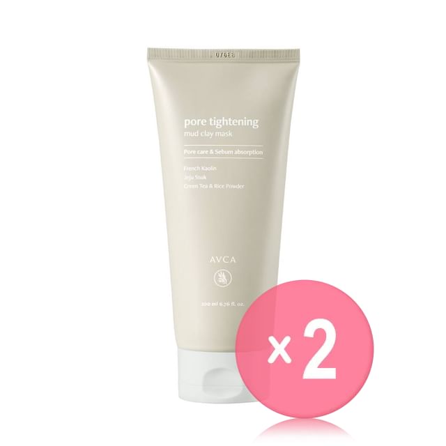 AVCA-Pore Tightening Mud Clay Mask 2pcs Bundle Set