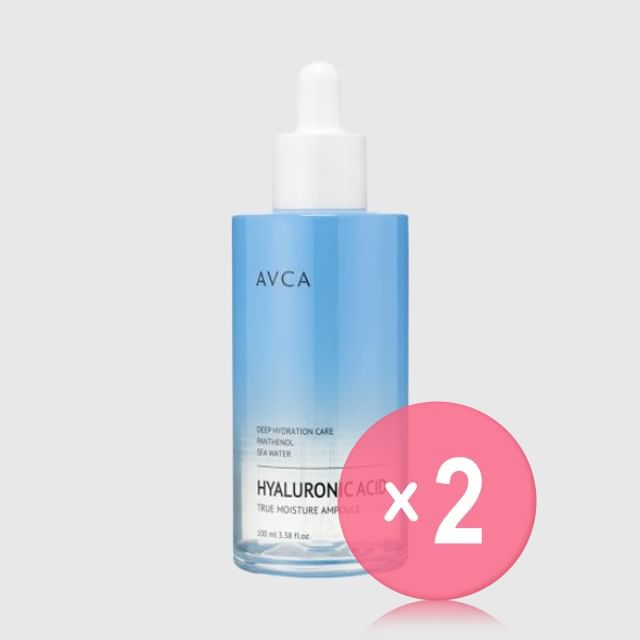 AVCA-True Moisture Hyaluronic Acid Ampoule 2pcs Bundle Set