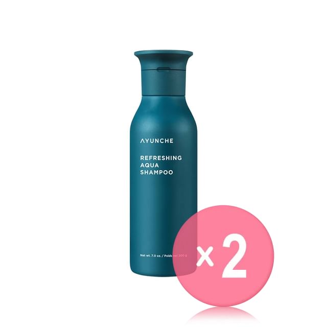 AYUNCHE-Refreshing Aqua Shampoo Mini 2pcs Bundle Set