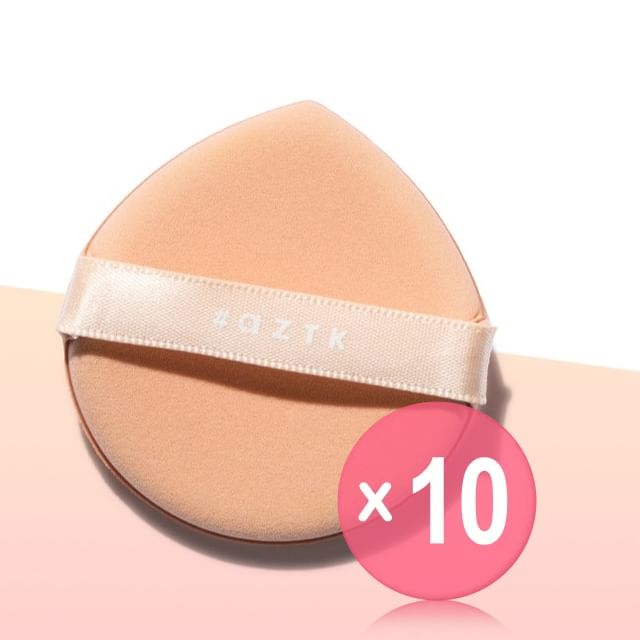 AZTK-Skin-Friendly Foundation Powder Puff 10pcs Bundle Set