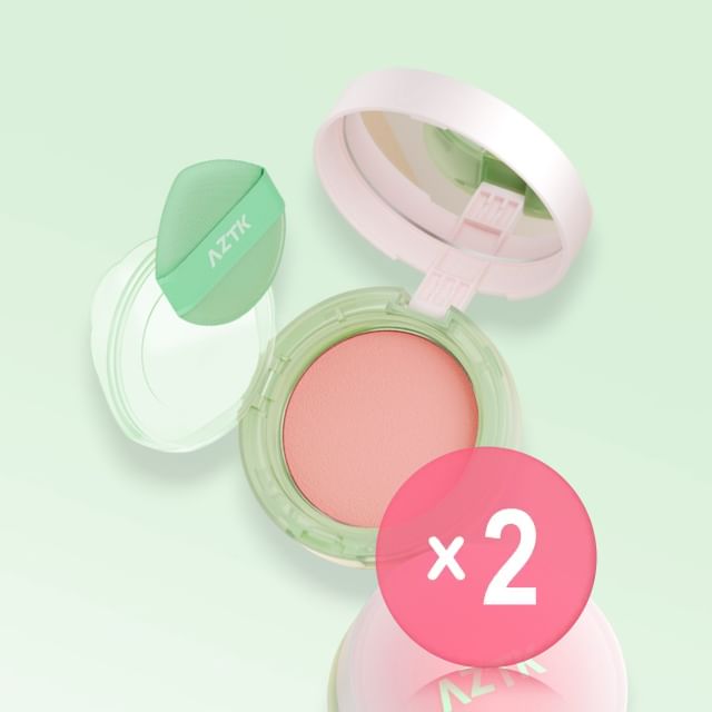 AZTK-Soft Pointing Cream Blush - 8 Colors 2pcs Bundle Set