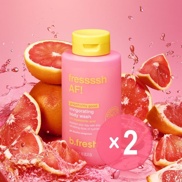 b-fresh-fressssh AF - invigorating body wash 2pcs Bundle Set