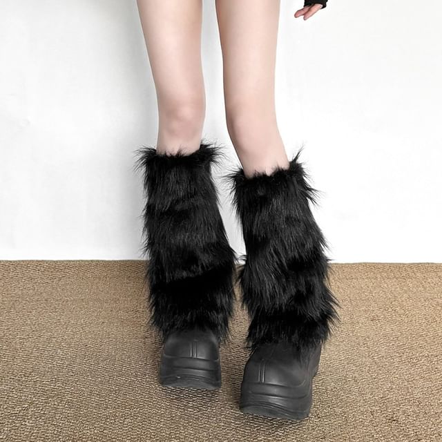Bababy-Plain Fluffy Leg Warmers