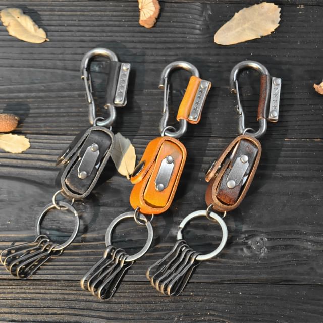 BABLIBU-Genuine Leather Alloy Keyring