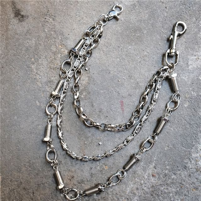 BABLIBU-Screw Layered Alloy Pants Chain