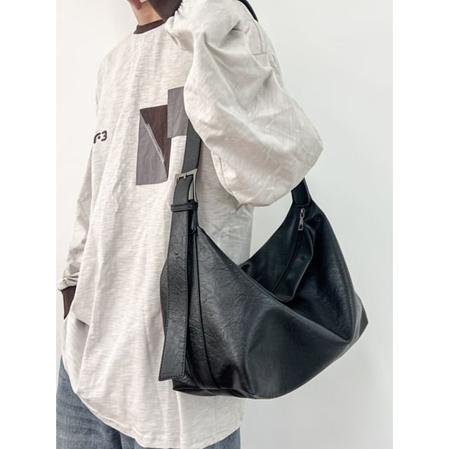 BagBuzz-Faux Leather Shoulder Bag