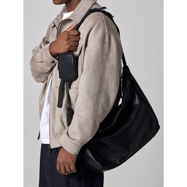 BagBuzz-Faux Leather Shoulder Bag