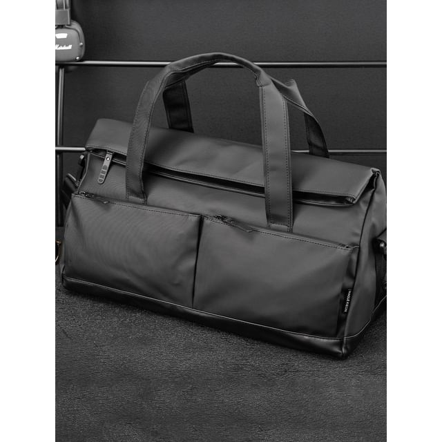BagBuzz-Plain Fabric Duffle Bag