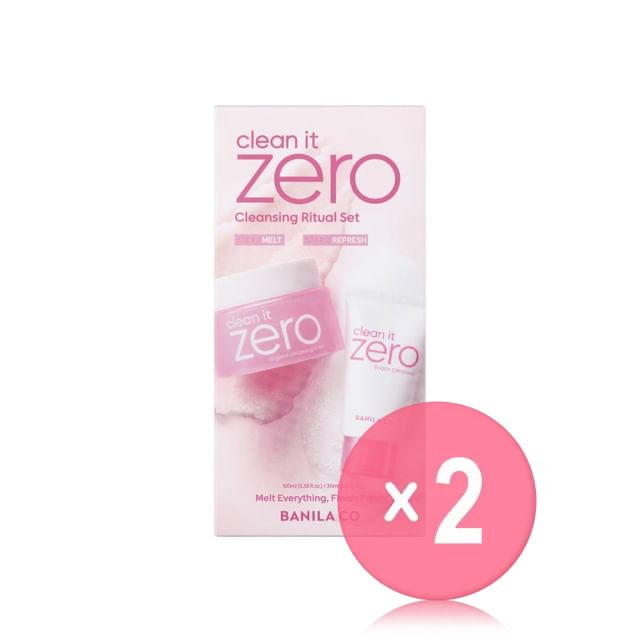 BANILA CO-Clean It Zero Cleansing Ritual Set 2pcs Bundle Set