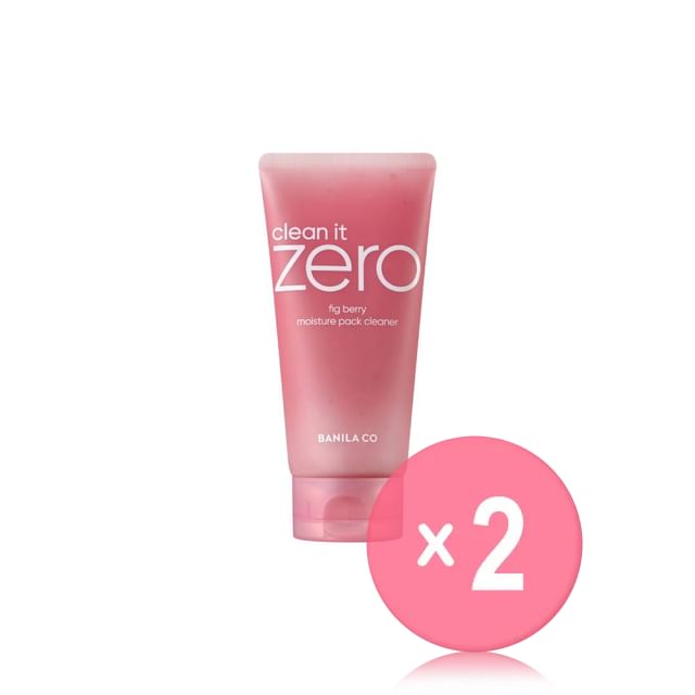 BANILA CO-Clean It Zero Fig Berry Moisture Pack Cleanser 2pcs Bundle Set