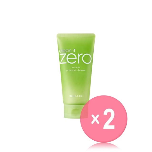 BANILA CO-Clean It Zero Kiwi Kale Pore Pack Cleanser 2pcs Bundle Set