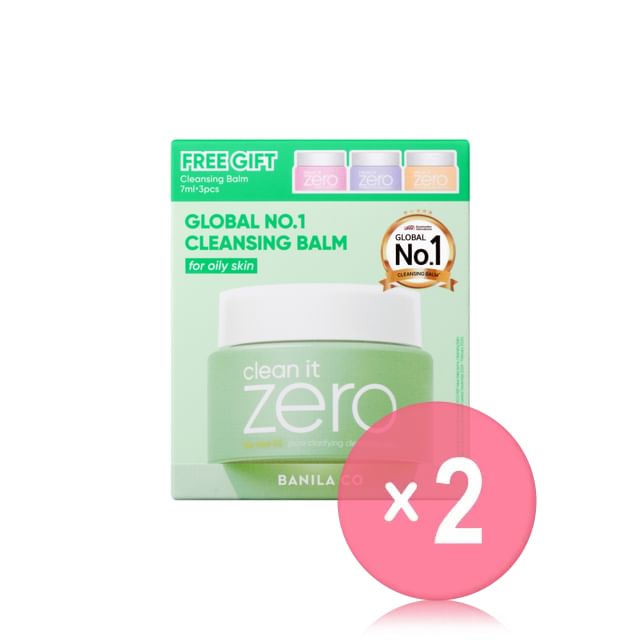 BANILA CO-Clean It Zero Pore Clarifying Cleansing Balm Set 2pcs Bundle Set