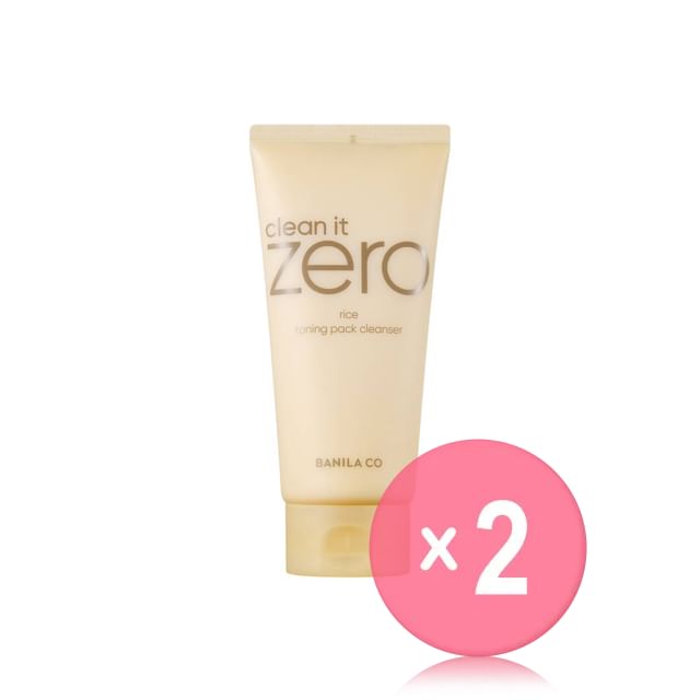 BANILA CO-Clean It Zero Rice Toning Pack Cleanser 2pcs Bundle Set