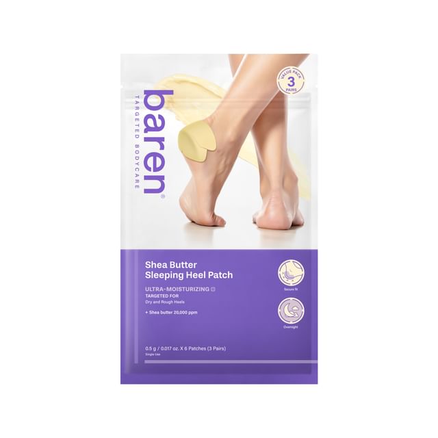 baren-Shea Butter Sleeping Heel Patch 6 Stück - Fersenpads