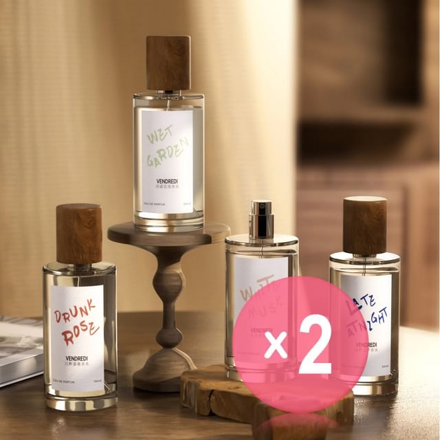 BARRIO-Vendredi Eau De Parfume - 4 Flavors 2pcs Bundle Set