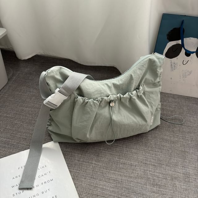 Basaran-Drawstring Multi-Pocket Crossbody Bag