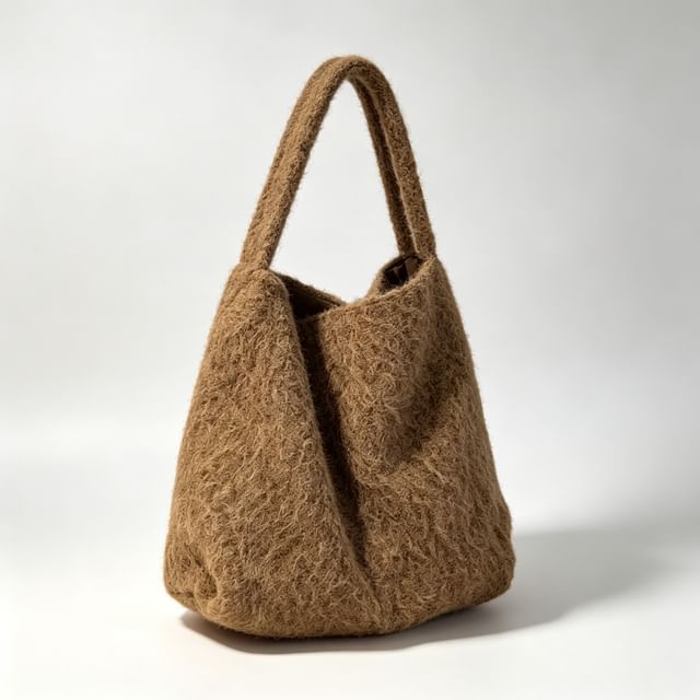 Basaran-Fleece Plain Tote Bag