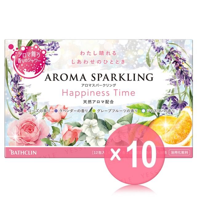 BATHCLIN-Aroma Sparkling Happiness Time Bath Salt Set 10pcs Bundle Set