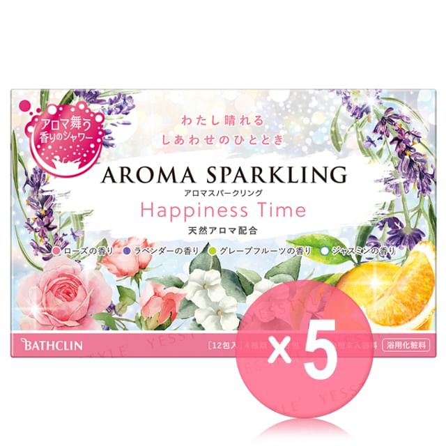 BATHCLIN-Aroma Sparkling Happiness Time Bath Salt Set 5pcs Bundle Set
