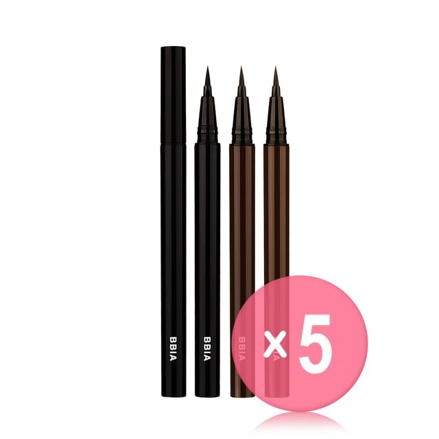 Bbi-Last Pen Eyeliner - 5 Colors 5pcs Bundle Set