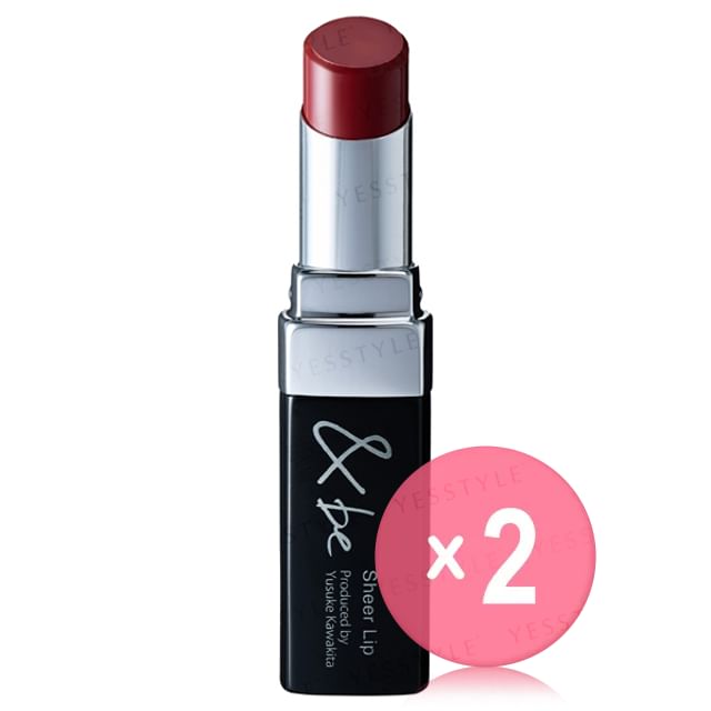 be-Sheer Lip Brick 2pcs Bundle Set