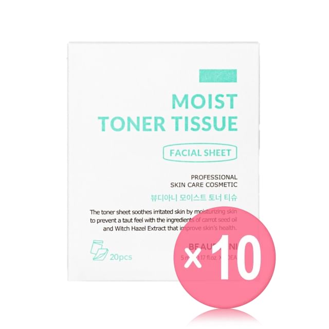 BEAUDIANI-Moist Toner Tissue Set 10pcs Bundle Set