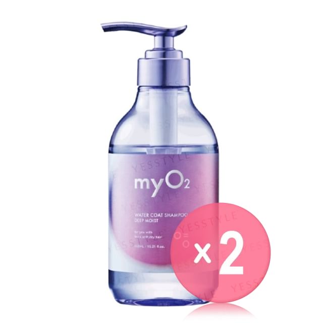 BEAUTE DE MODE-myO2 Water Coat Shampoo Deep Moist 2pcs Bundle Set