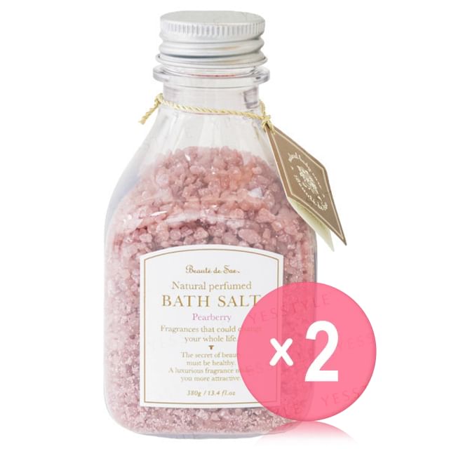 Beaute de Sae-Natural Perfumed Bath Salt Pearberry 2pcs Bundle Set