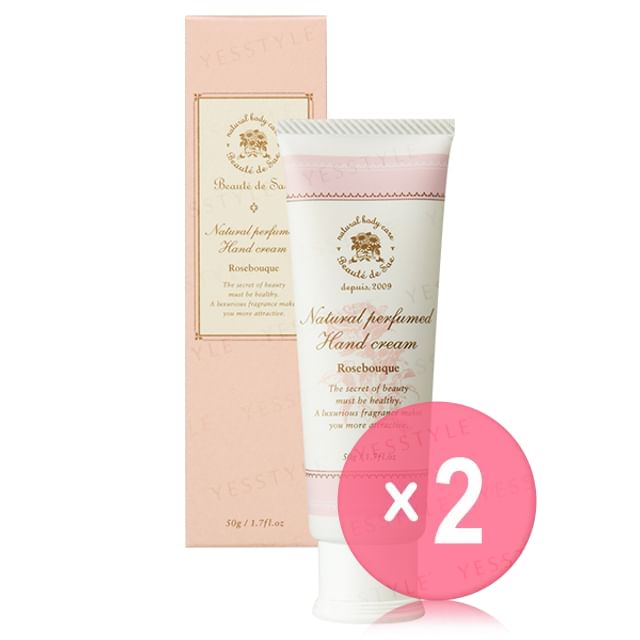 Beaute de Sae-Natural Perfumed Hand Cream Rosebouque 2pcs Bundle Set