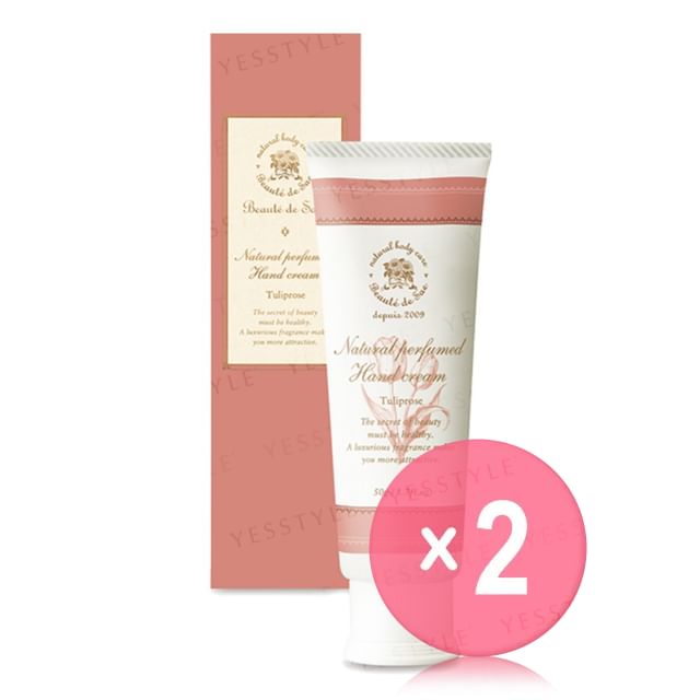 Beaute de Sae-Natural Perfumed Hand Cream Tuliprose 2pcs Bundle Set