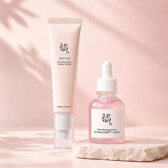 Beauty of Joseon-Kit Sérum para a Área dos Olhos Revive Sérum Pore Firming Red Bean PDRN Peptide