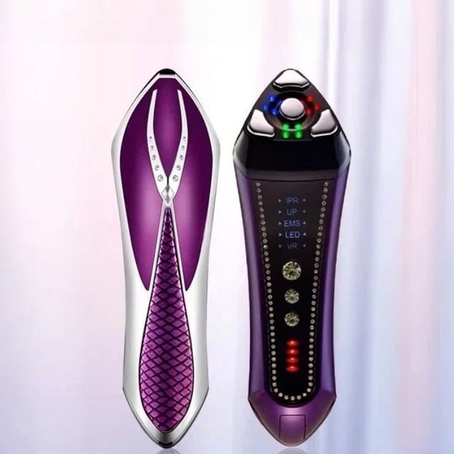 Beautyronics-Light Therapy EMS Face Massager USB Rechargeable