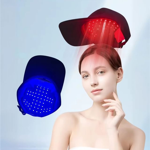 Beautyronics-Casquette LED de luminothérapie rechargeable en USB