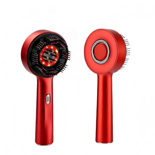 Beautyronics-USB Rechargeable Light Therapy Hair Brush - Brosse capillaire luminothérapie rechargeable USB