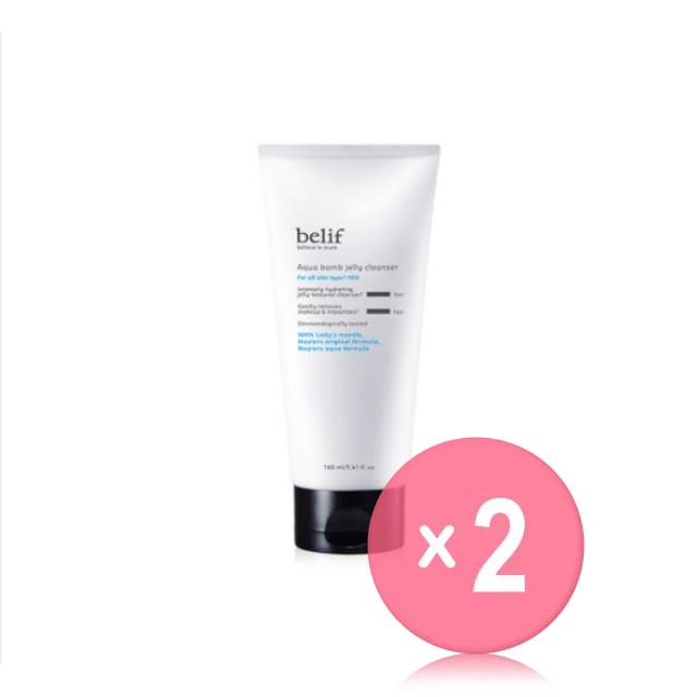 Belif-Aqua Bomb Jelly Cleanser 2pcs Bundle Set