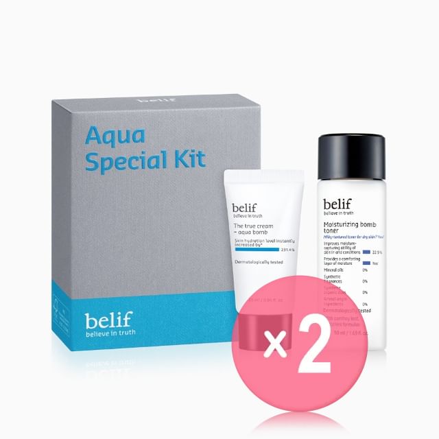 Belif-Aqua Special Kit 2pcs Bundle Set