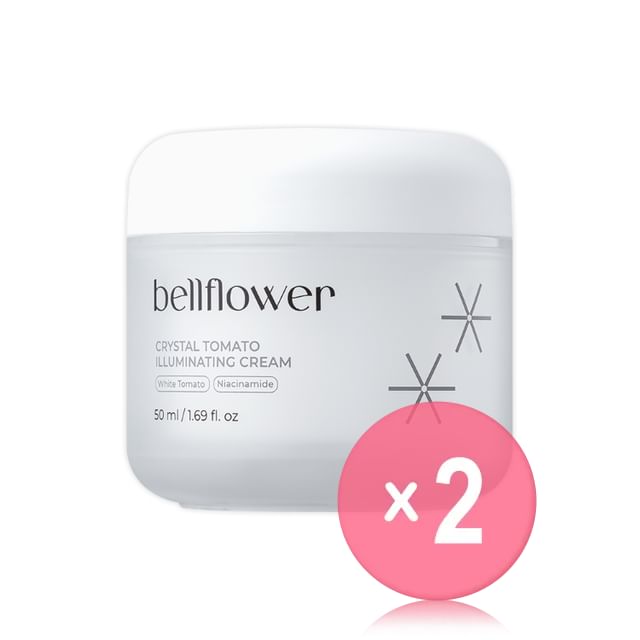 Bellflower-Crystal Tomato Illuminating Cream 2pcs Bundle Set