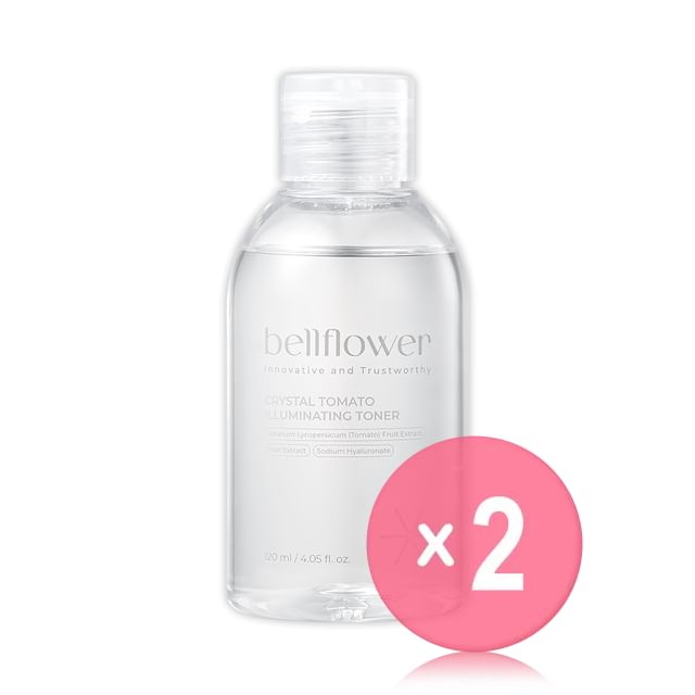 Bellflower-Crystal Tomato Illuminating Toner 2pcs Bundle Set