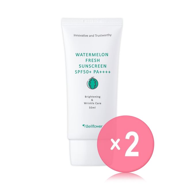 Bellflower-Watermelon Fresh Sunscreen 2pcs Bundle Set