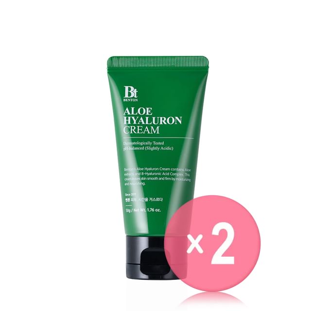 Benton-Aloe Hyaluron Cream 2pcs Bundle Set
